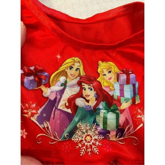 Disney princess red dress 2t little mermaid & friends rn#87652 bling - Picture 7 of 10